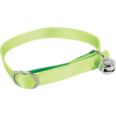 Zolux Nylon Cat Collar With Bell Light Green, 546131ANI, cat Collar / Leash / Muzzle, Zolux, cat Accessories, catsmart, Accessories, Collar / Leash / Muzzle